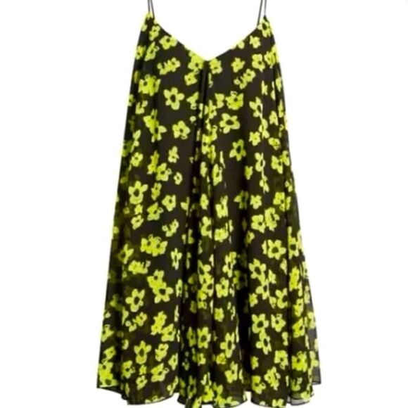 WAYF New! Kaylie Green floral Swing Mini Dress size XL- runs large - Picture 4 of 16